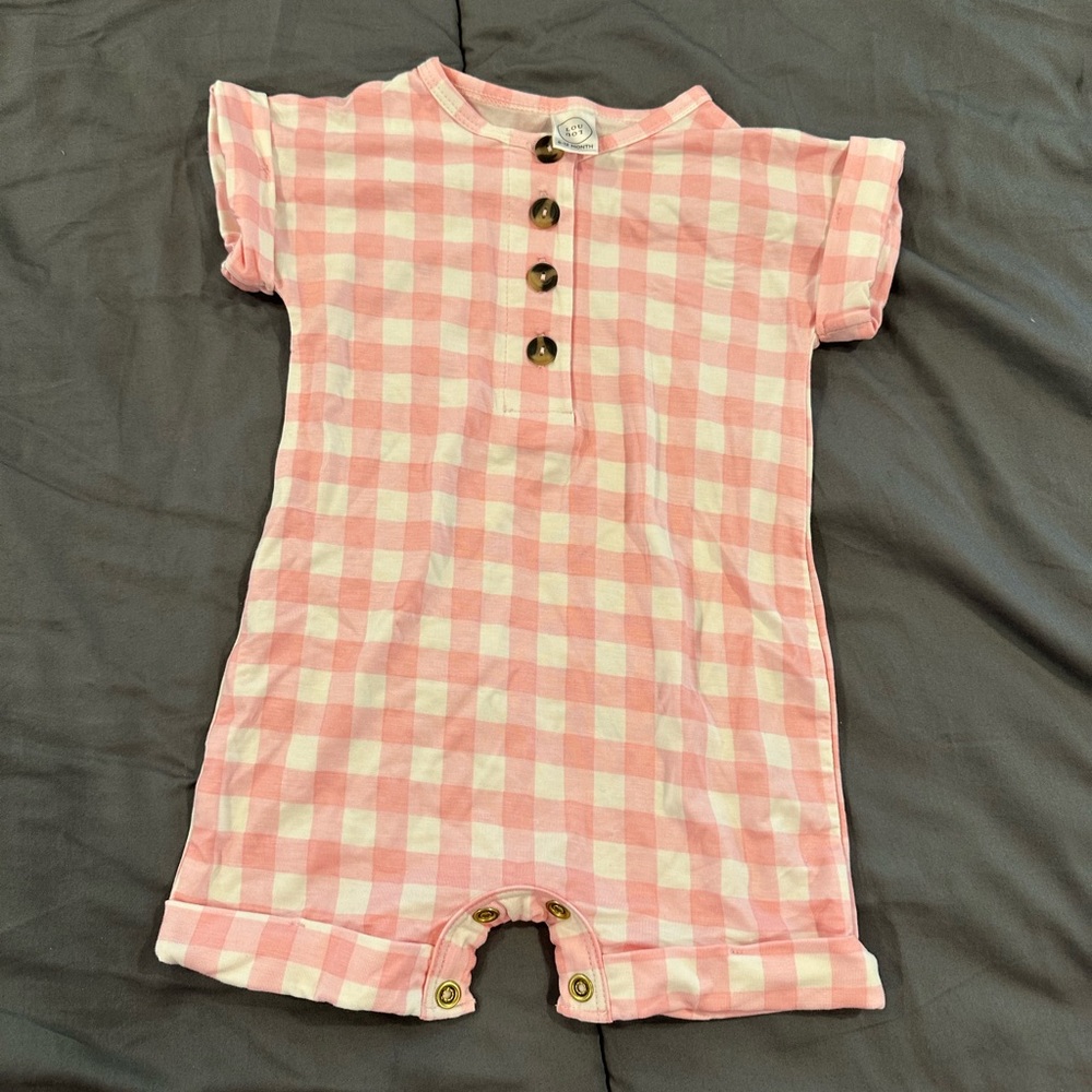 Lou Lou & company 6-12 month Stella romper NWOT